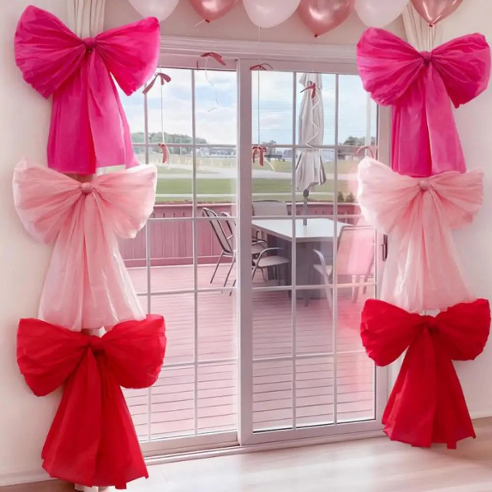 Giant Wall Bow – Large Hanging Bow for Parties & Photo Booths