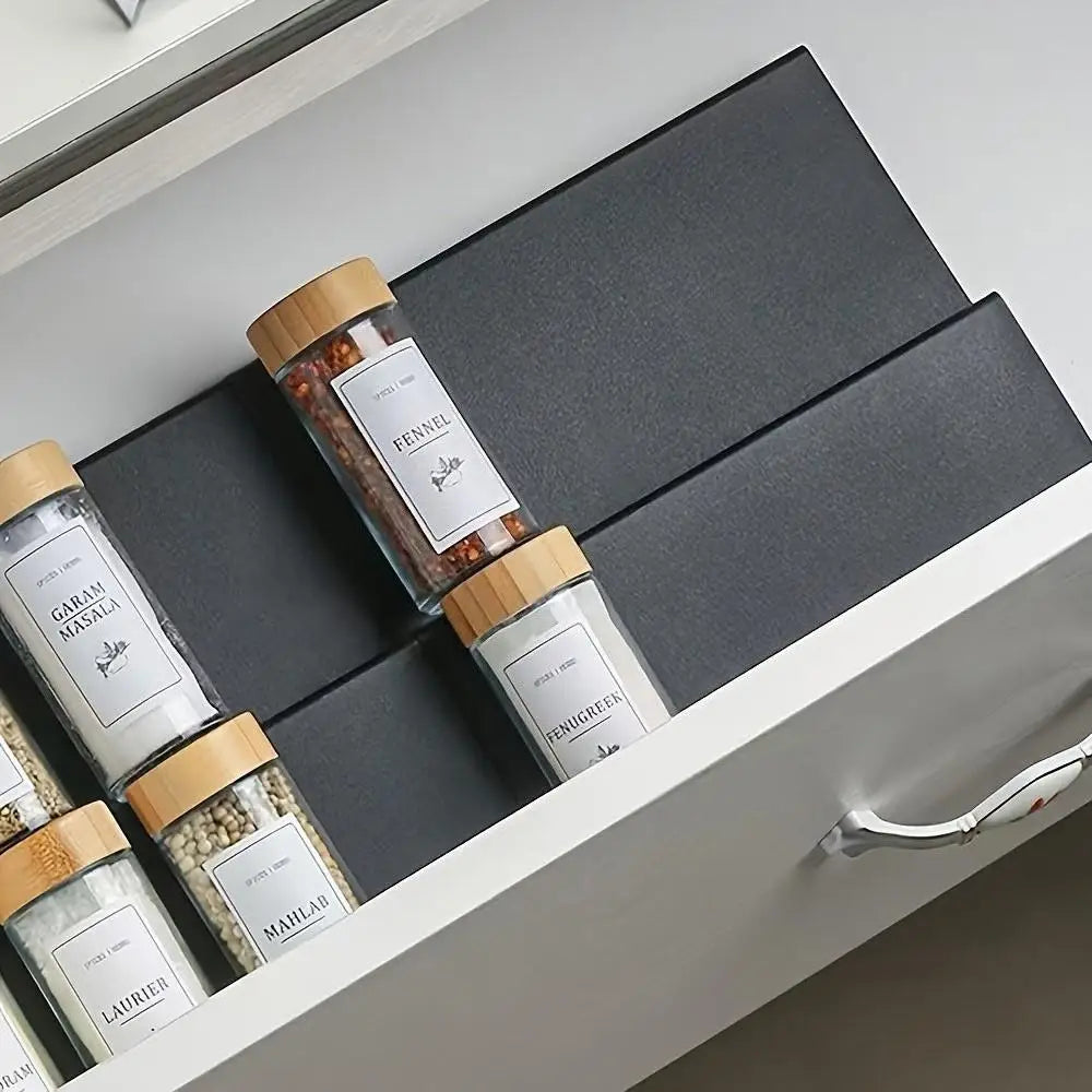 4PCS Modular Kitchen Spice & Condiment Storage Rack Organizer Kitchen Storage Rack Nixie