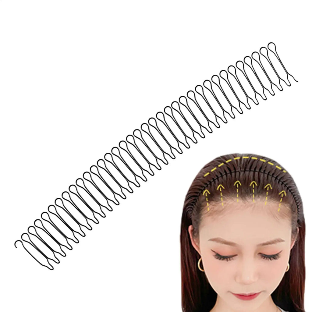 Women's Invisible Bangs Hair Clip – Bendable U-Shape Comb Hair Clip Comb Nixie