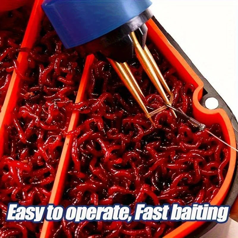 Fishing Bait Clip & 1000pc Elastic Rubber Rings Worm Kit Fishing Bait Kit Nixie