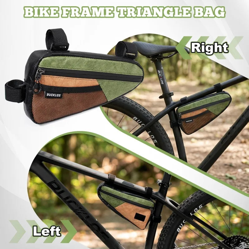 BUCKLOS Waterproof Bike Frame Triangle Bag – Ultralight Bike Frame Bag Nixie