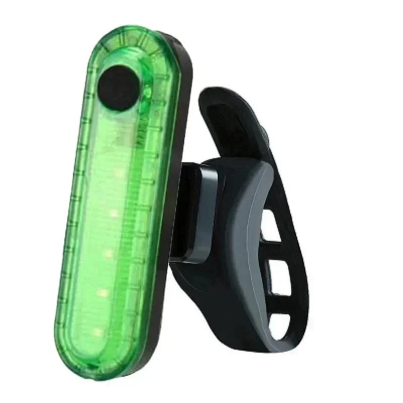 BUCKLOS Rechargeable LED Bike Tail Light | Waterproof MTB Bicycle Tail Light Nixie Green Light