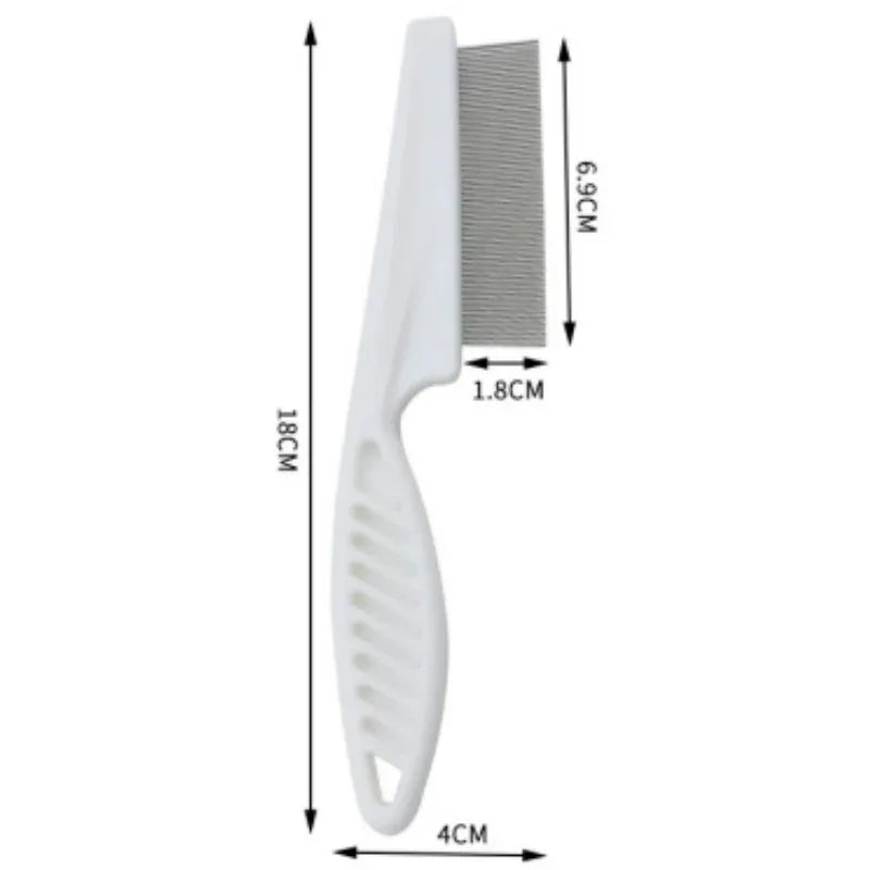 Pet Flea Comb Stainless Steel Dense Tooth for Cats & Dogs Pet Flea Comb Nixie L-18CM
