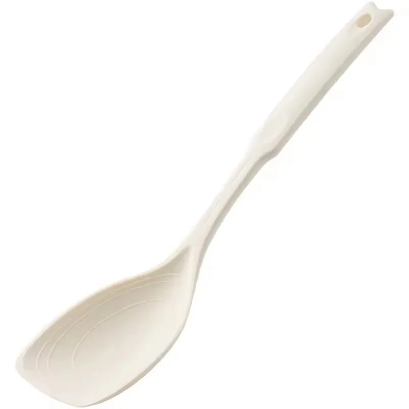 2-in-1 Silicone Spatula & Spoon with Scale | Non-Stick Safe Silicone Kitchen Utensil Nixie WHITE