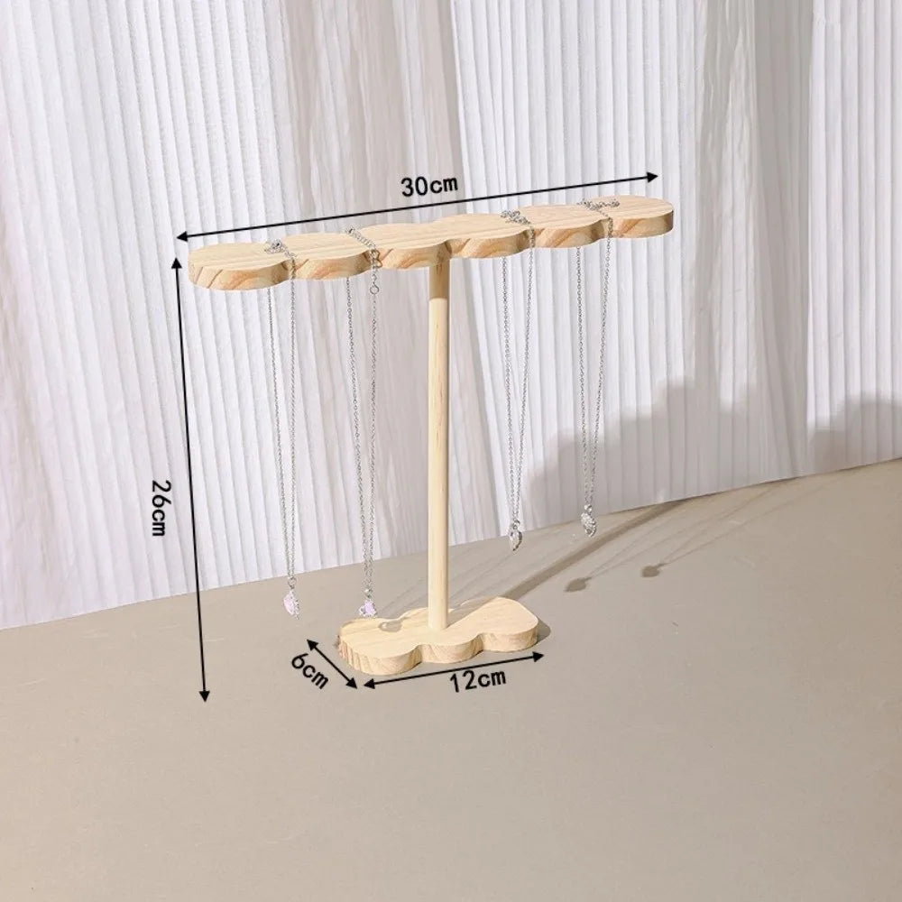 Wood Headband Stand – Large Capacity Hair & Jewelry Organizer