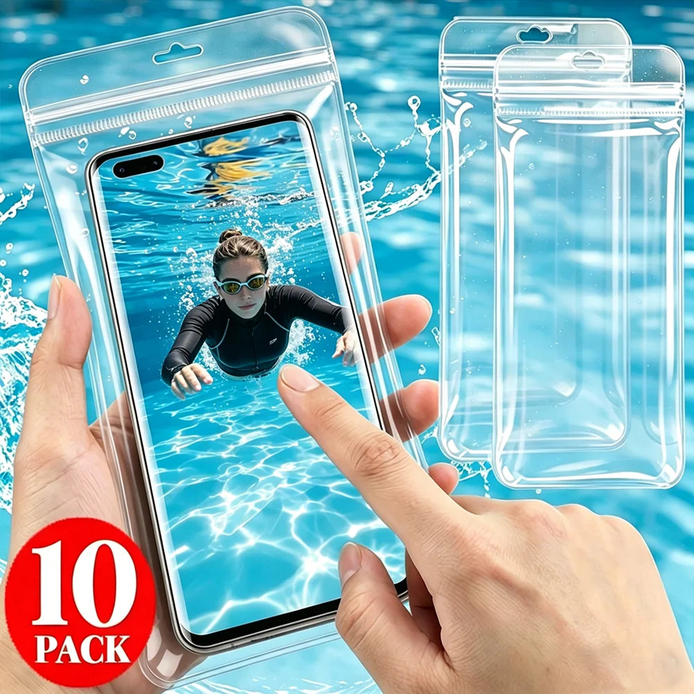 Waterproof Phone Pouch – Universal Clear PVC Swimming Bag Waterproof Phone Pouch Nixie
