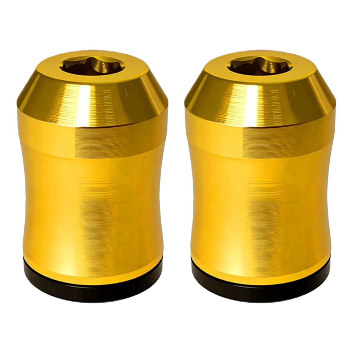 2Pcs Magnetic Screw Rings 6.35mm Screwdriver Bit Magnetizer Screwdriver Bit Magnetizer Nixie YELLOW