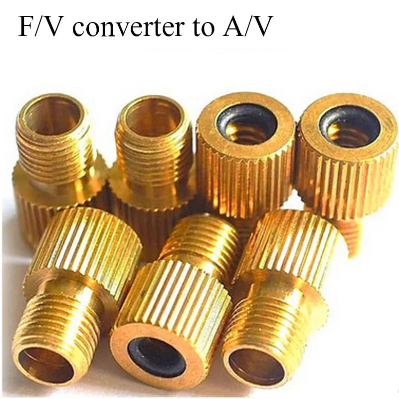 Presta to Schrader Valve Adapter for MTB & Road Bikes 5/10 Pcs Bike Valve Adapter Nixie