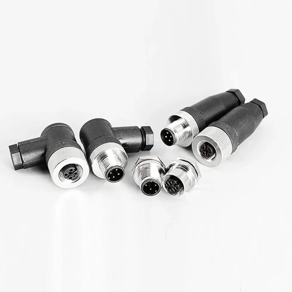 M12 Sensor Connector Male Female PG7 Screw Threaded Aviation Plug Sensor Connector Nixie