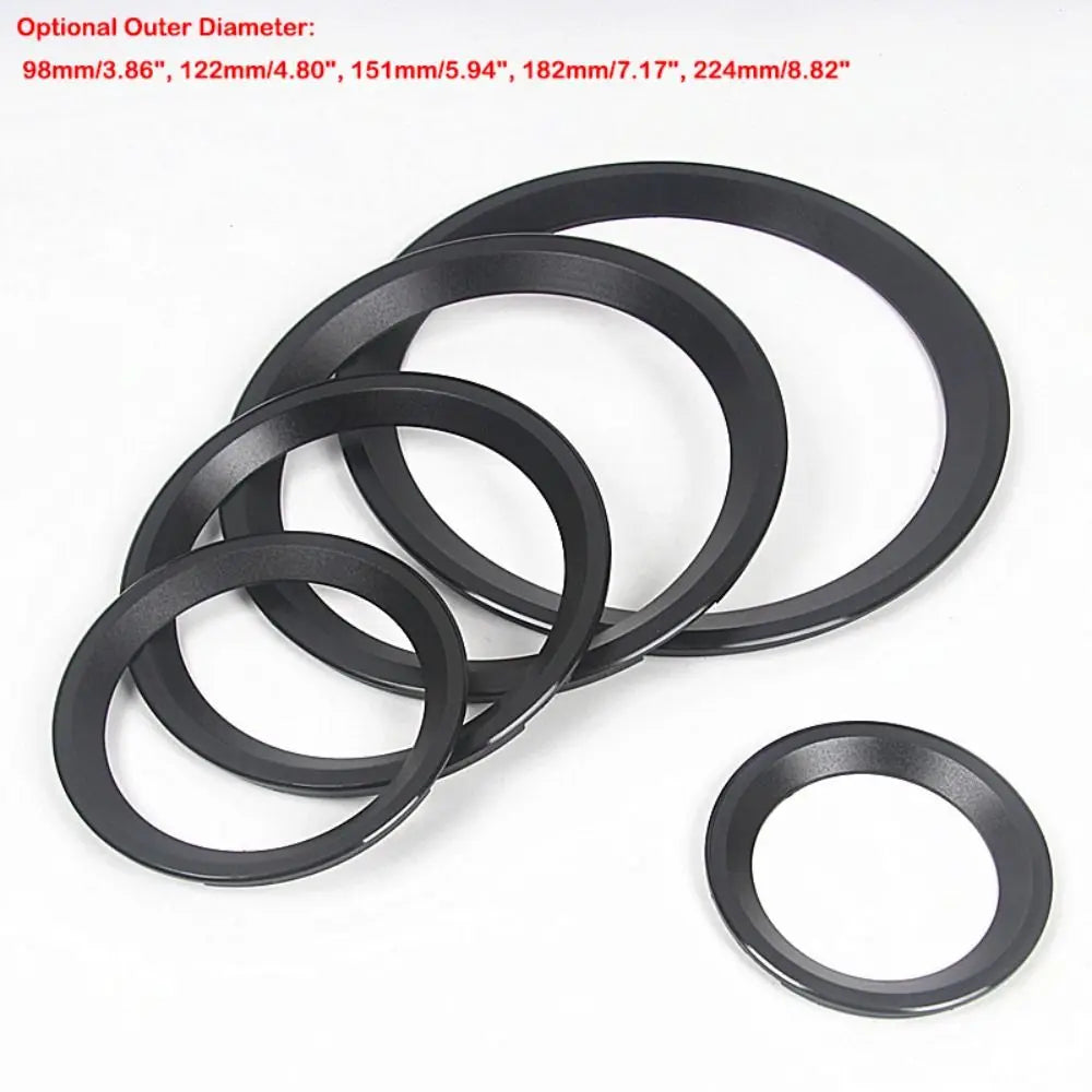 Plastic Speaker Trim Ring Bezel 3–8 Inch Black Silver Gold Speaker Trim Ring Nixie