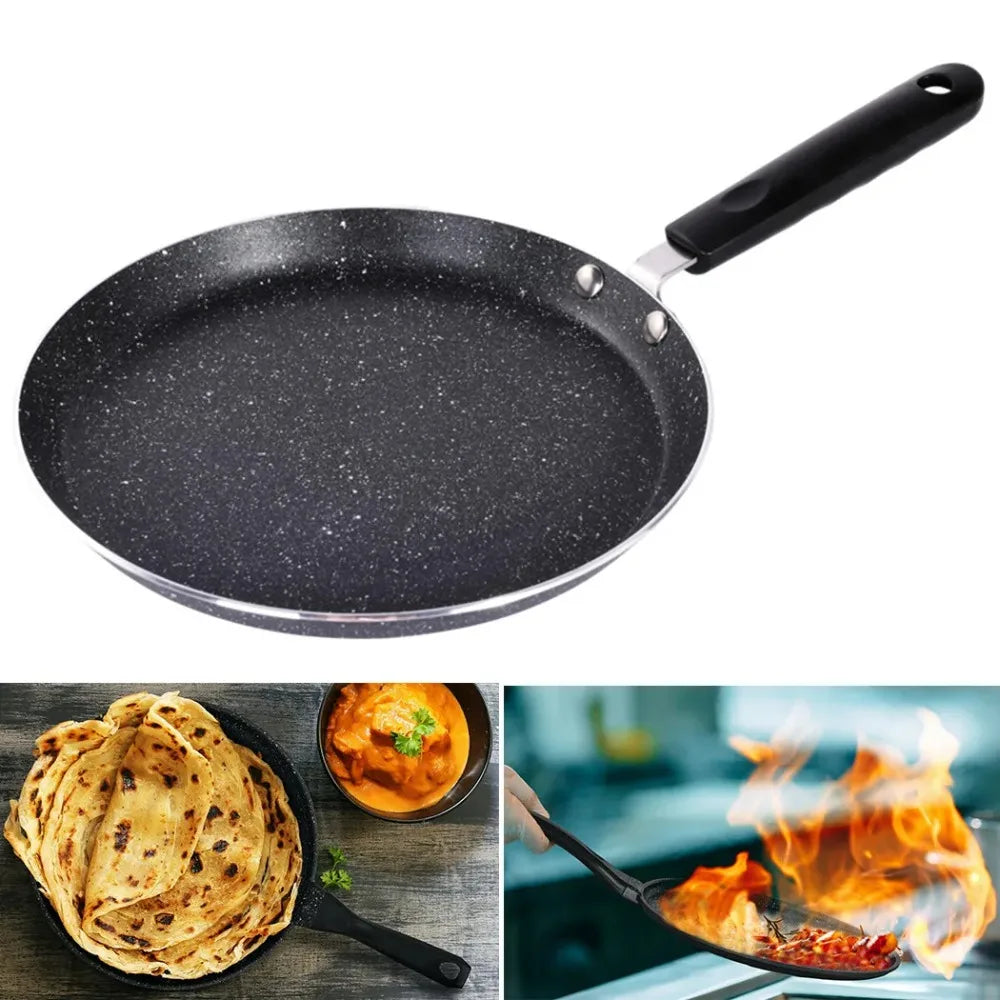 Nonstick Crepe Pan – Pancake, Omelette & Pizza Skillet Nonstick Crepe Pan Nixie