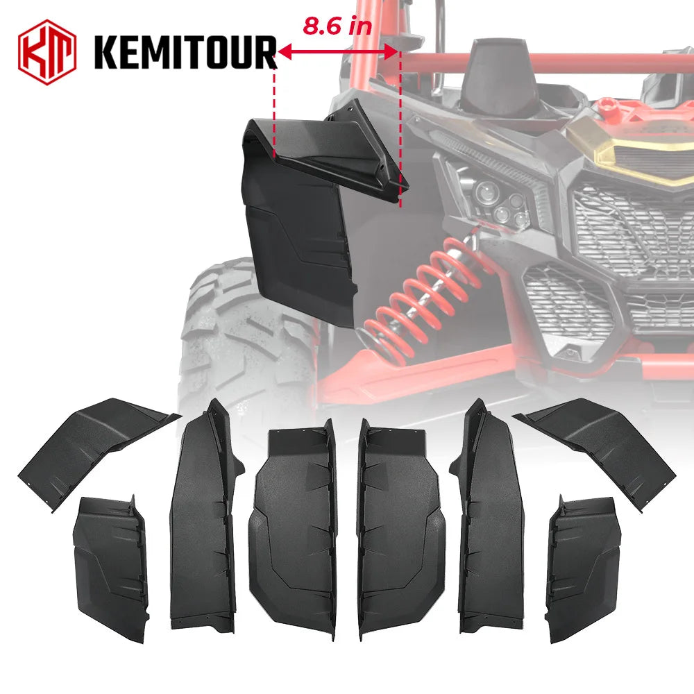 8.9" Extended Fender Flares – Can-Am Maverick X3 & 1000 UTV Fender Flares Nixie