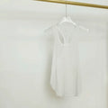 Women's Quick Dry Mesh Yoga Vest – Breathable Loose Gym Top Yoga Tank Top Nixie White S