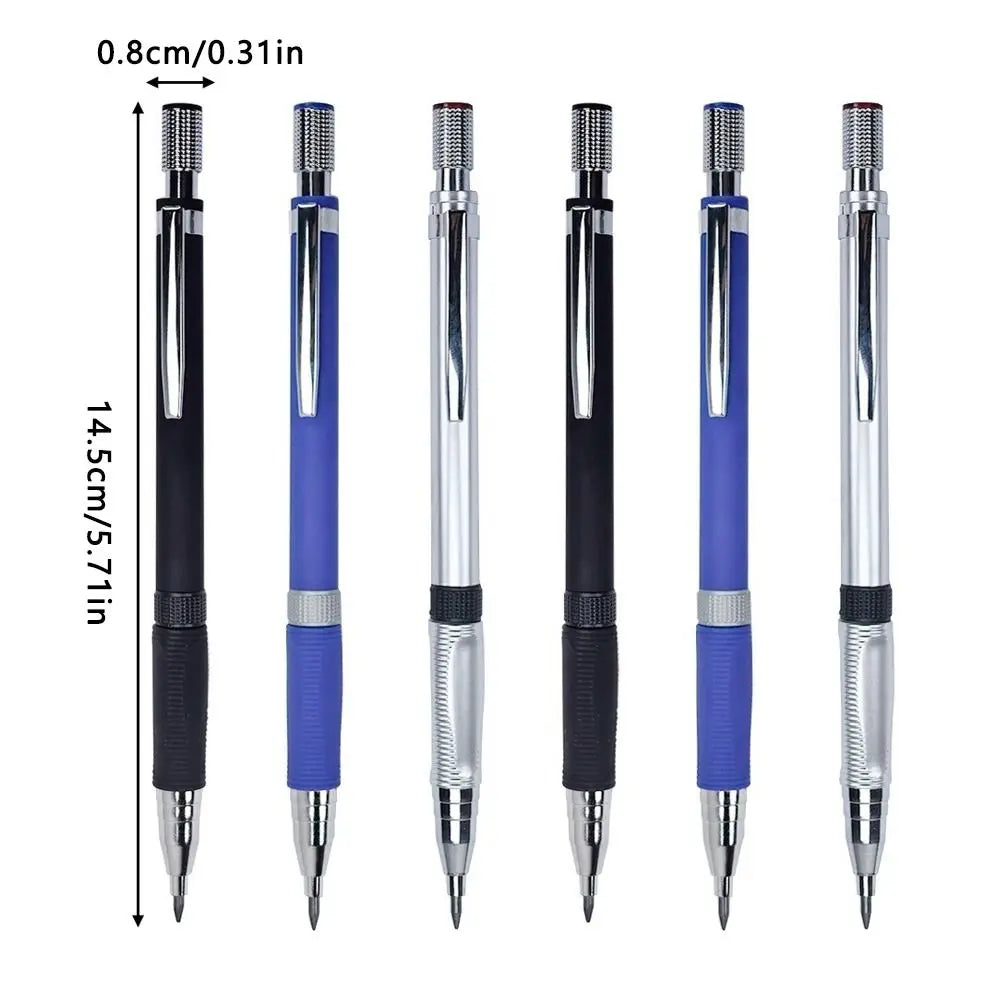 Metal Mechanical Pencil 0.5/0.7/2.0mm 2B – Drafting & Exam Mechanical Pencil Nixie