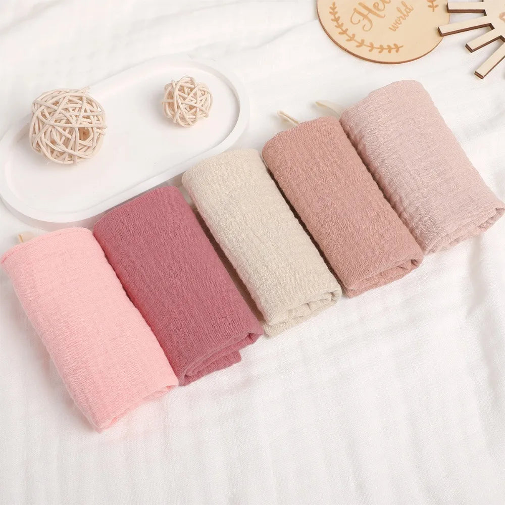 4-Layer Cotton Baby Washcloths – Soft Gauze Burp Cloths 3-5 Pack Baby Washcloths Nixie 16
