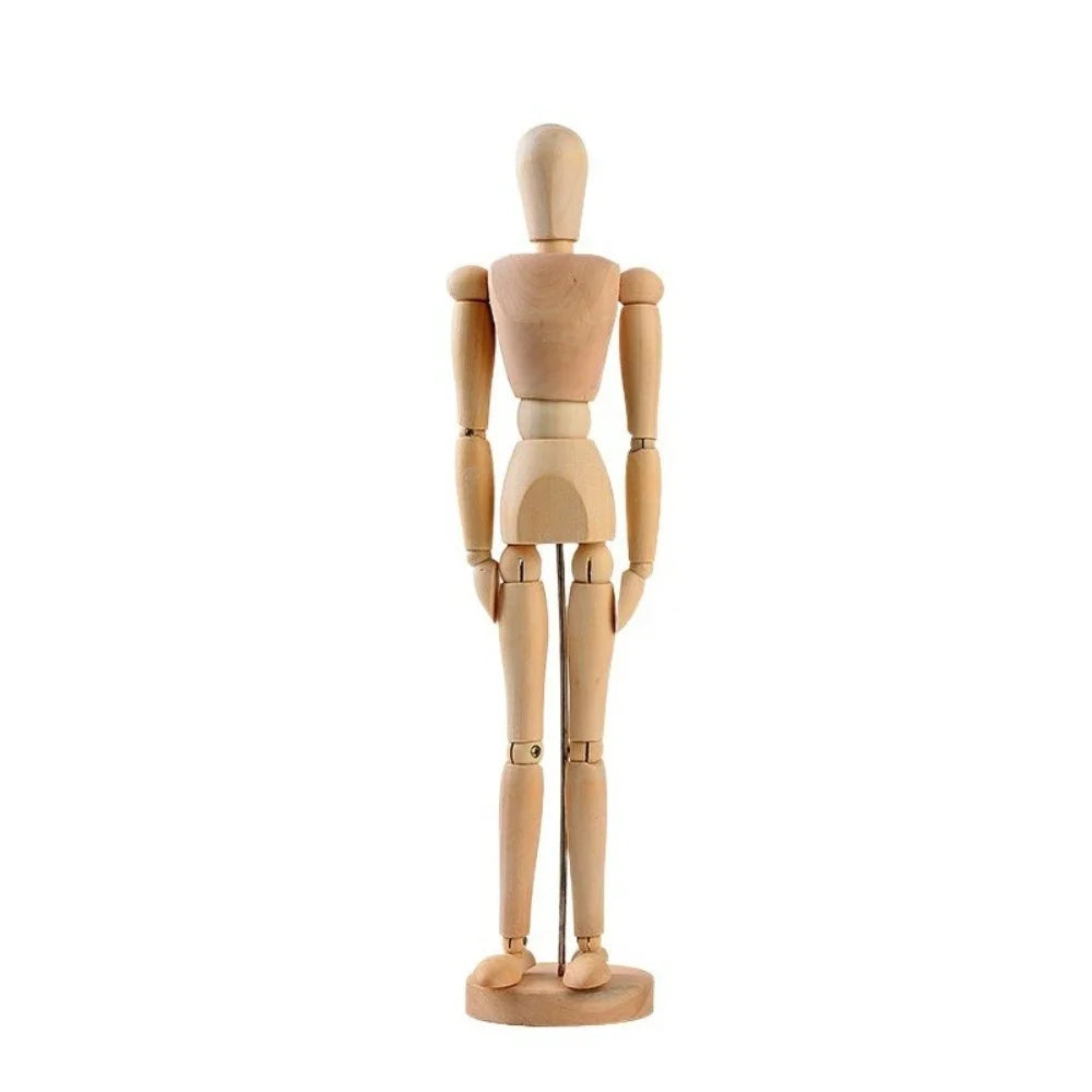 Poseable Wooden Artist Mannequin – Multiple Sizes Drawing Figure Artist Drawing Mannequin Nixie 5.5inch-Human