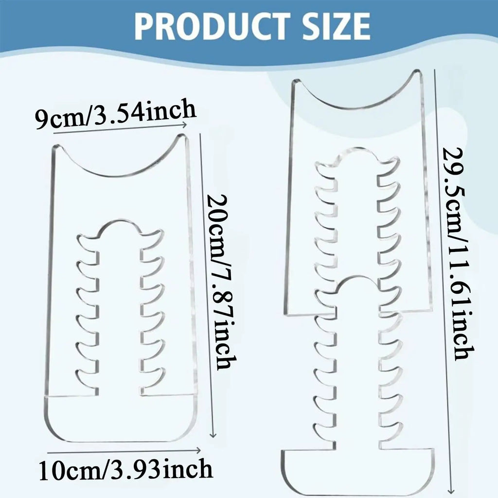 Adjustable Acrylic Couch Wall Spacer – Anti-Slip Furniture Stopper