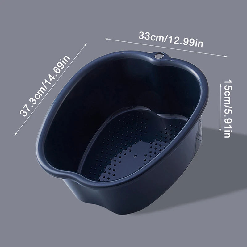 Large Foot Bath Spa Tub Basin – Massage & Pedicure Soak Foot Bath Basin Nixie