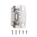 Semi-Concealed Soft-Close Cabinet Hinges | Face Frame Hardware Cabinet Hinges Nixie Silver
