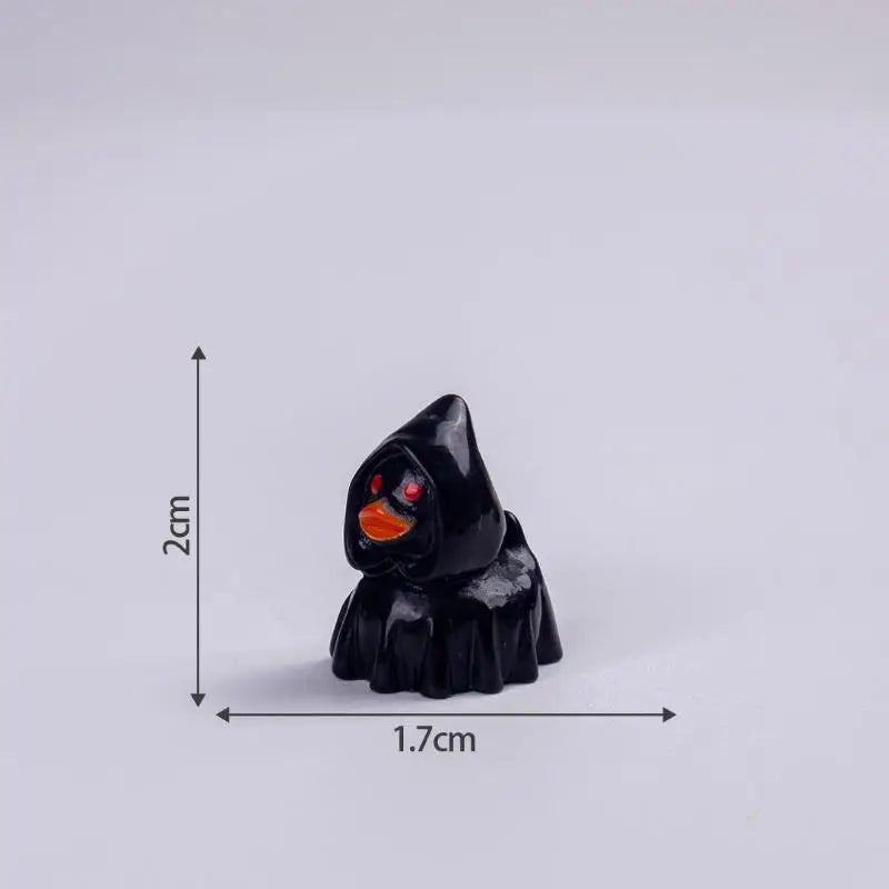 10Pcs Mini Halloween Resin Duck Figurines – Pumpkin & Ghost Halloween Figurines Nixie A18 10PCS
