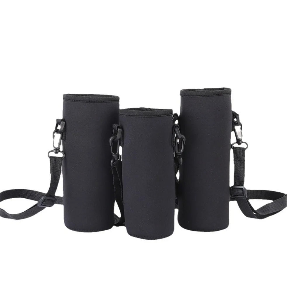 3-Pack Neoprene Water Bottle Sleeves with Adjustable Strap Bottle Sleeve Holder Nixie Dull