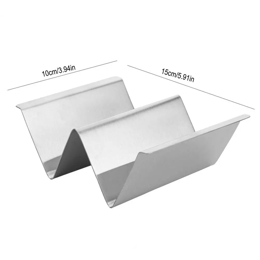 Stainless Steel Taco Tortilla Holder Stand 2/3/4-Slot