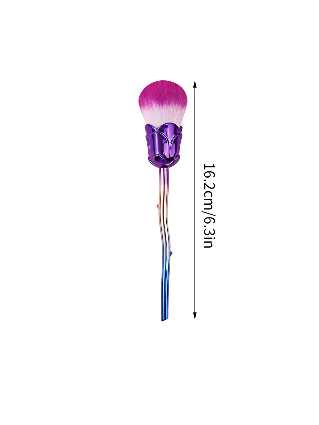 Rose Nail & Makeup Brush Set – Soft Wool Bristles | Nixie Nail Makeup Brush Nixie