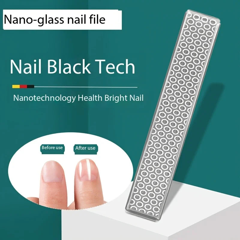 Nano Glass Nail File Set – Portable Manicure Tool 1 or 3 PCS