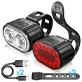 USB Rechargeable LED Bike Light Set – Front & Rear Cycling LED Bike Light Set Nixie Bike head-tail light