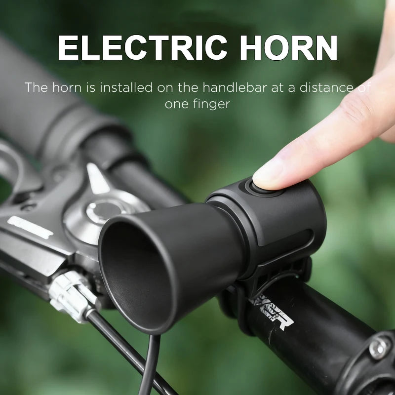 120dB Electric Bike Horn – Loud Bicycle Safety Bell Electric Bike Horn Nixie