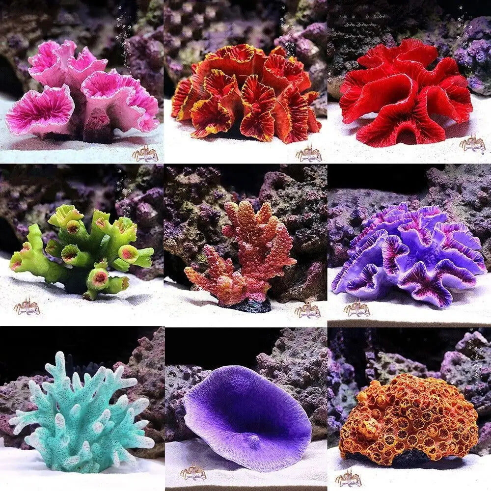 Resin Artificial Coral Ornament for Fish Tank & Aquarium Decor Aquarium Ornament Nixie