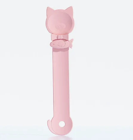 Long Handle Cat Squeeze Feeder Spoon – Treat Dispenser for Pets Pet Feeder Spoon Nixie pink