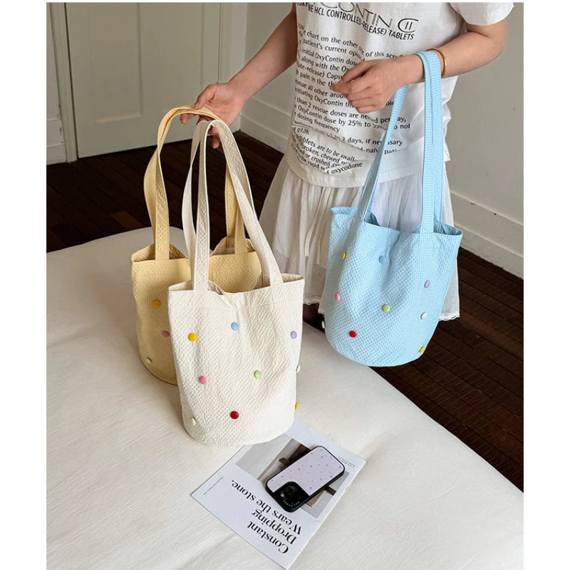 Women's Large Capacity Korean Nylon Tote Shoulder Bag Tote Shoulder Bag Nixie