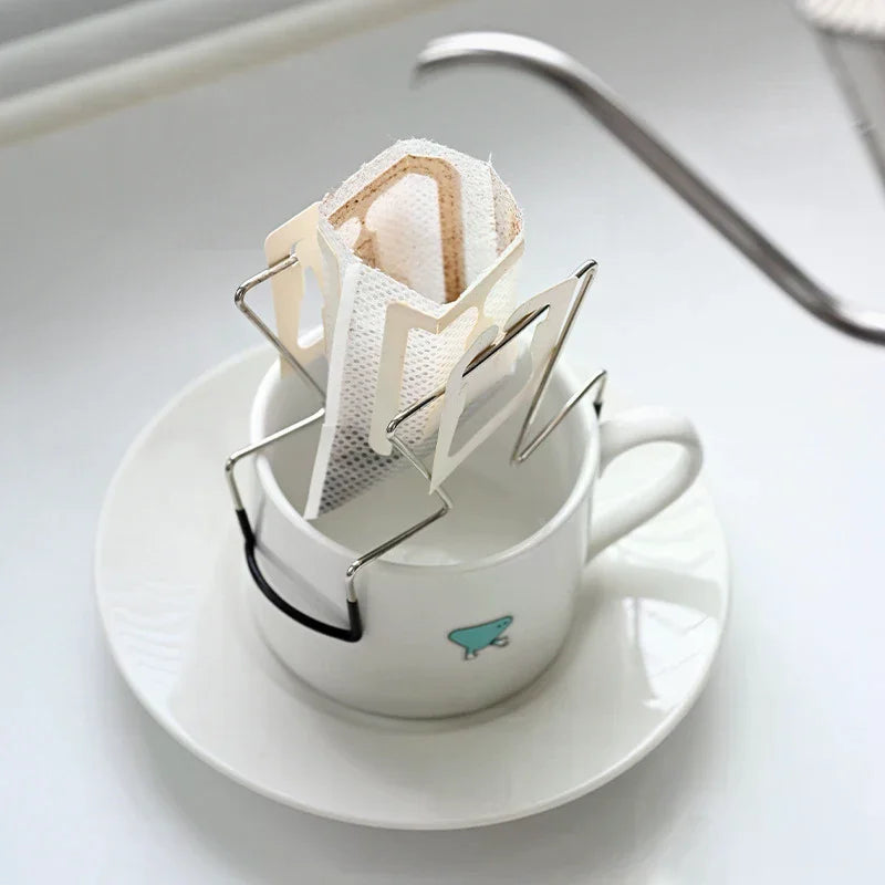 Stainless Steel Drip Bag Coffee Filter Holder | Portable Stand Coffee Filter Holder Nixie