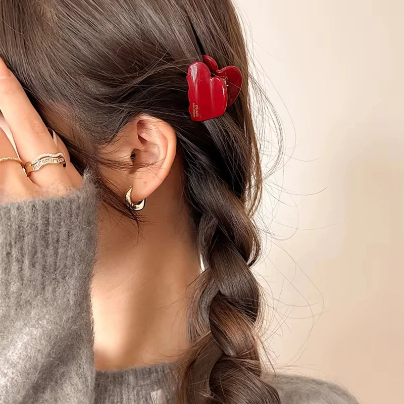 3.5cm Acetate Heart Hair Claw Clips for Women & Girls Hair Claw Clips Nixie