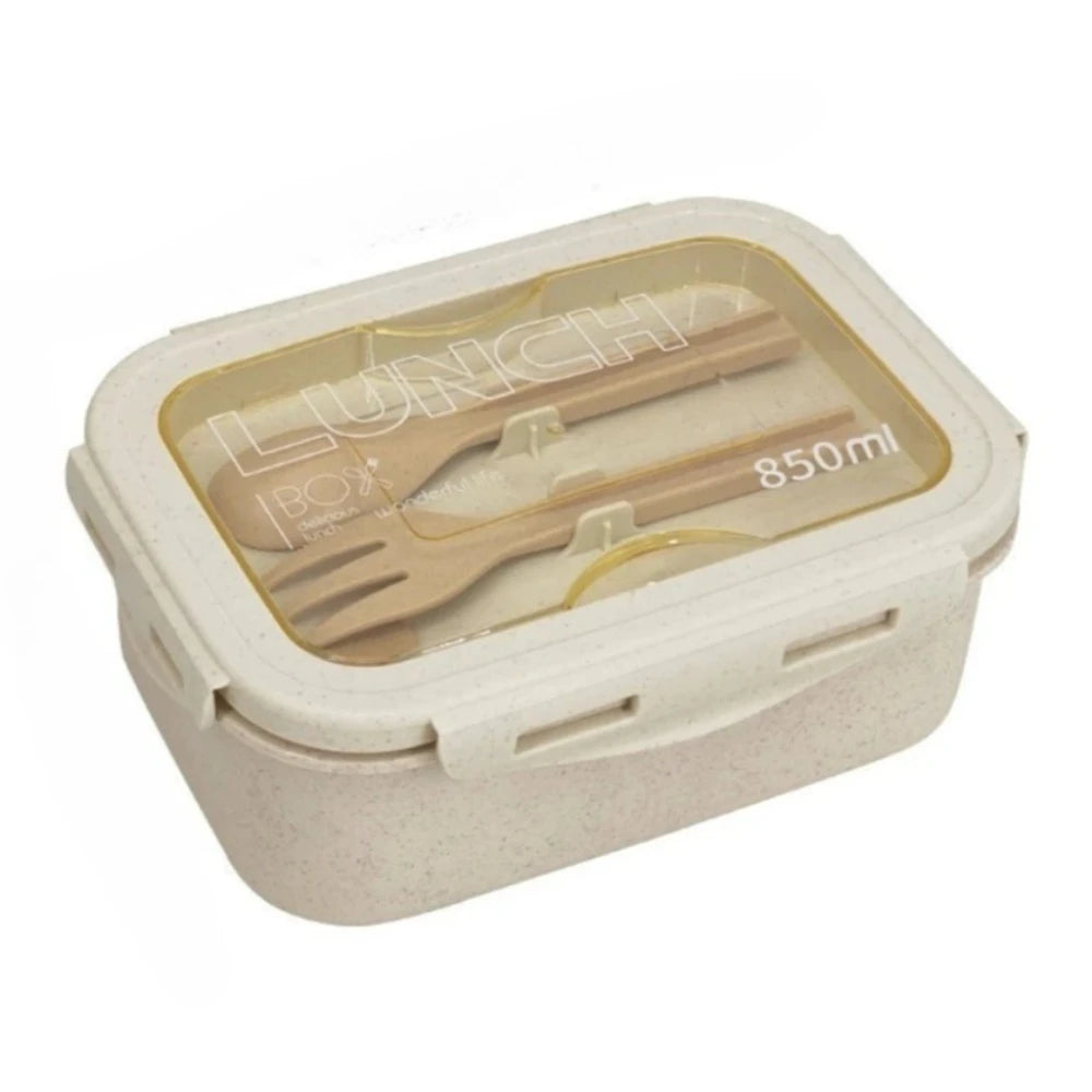 Divided Bento Box Leak-Proof Microwave Safe Lunch Box