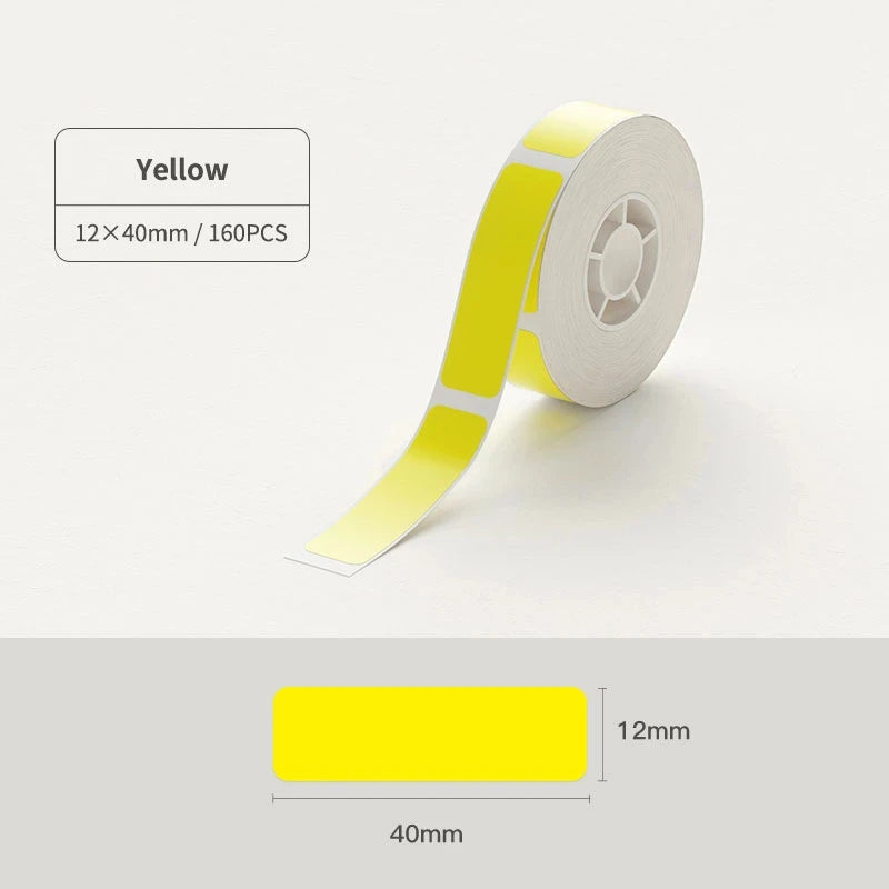 NIIMBOT Thermal Label Sticker Roll – D110, D11, D101 Compatible Thermal Label Roll Nixie 1 Roll Color No-14