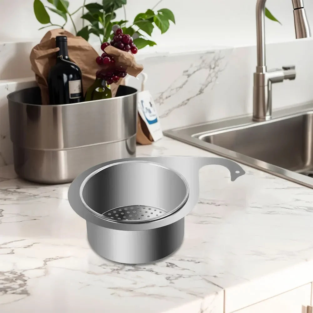 Steel Swan Sink Strainer – Heavy Duty Stainless Drain Basket Sink Drain Strainer Nixie