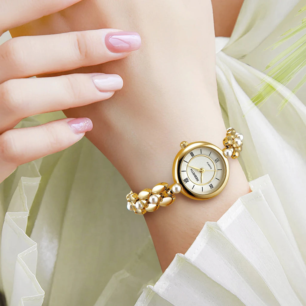 REBIRTH Vintage Quartz Wristwatch – Compact Luxury Design Quartz Wristwatch Nixie