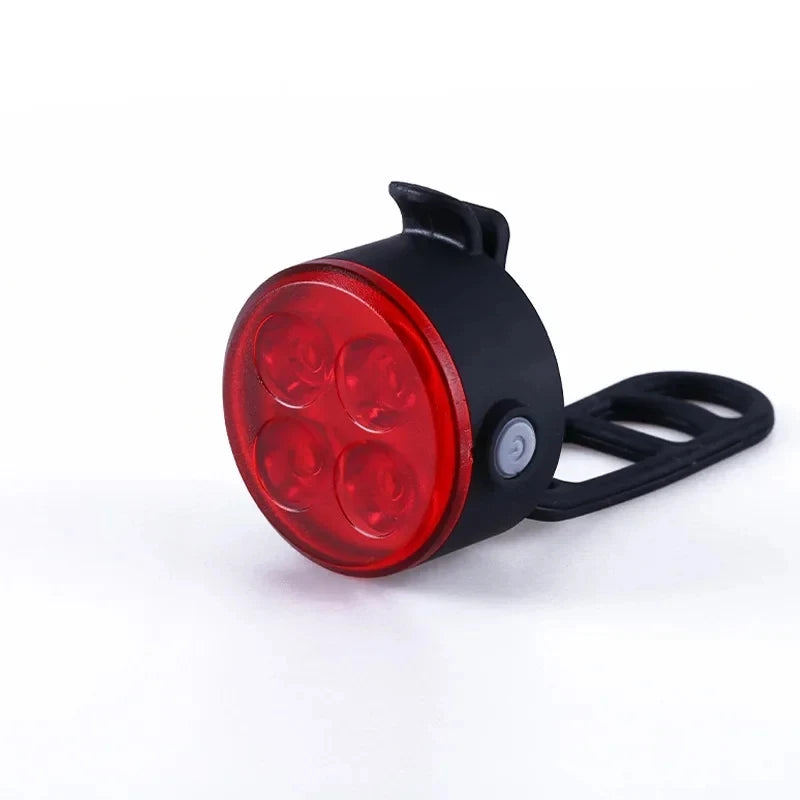 USB Rechargeable Bike Light Set – Waterproof LED Front & Rear