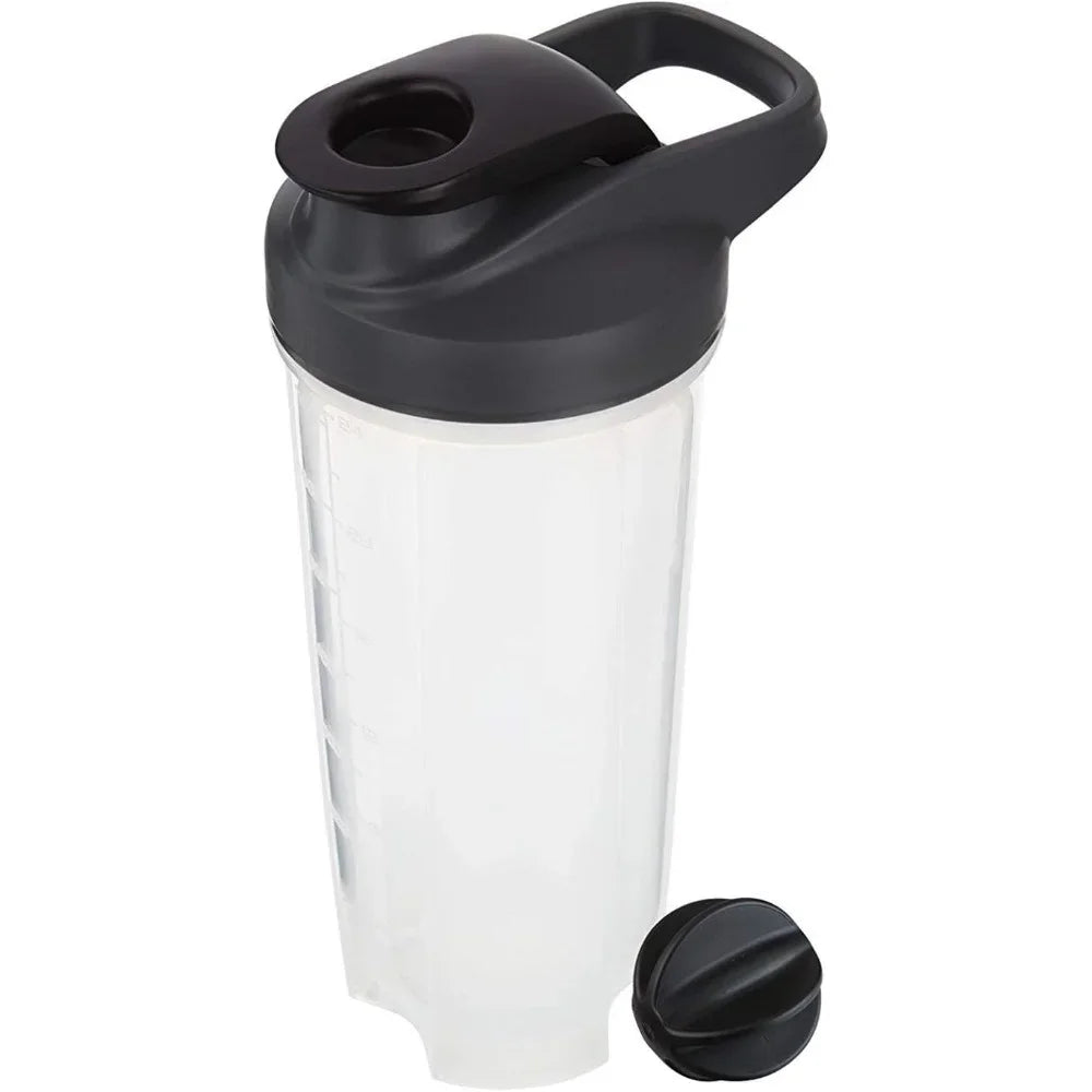 28 oz Protein Shaker Bottle with Ball Whisk & Handle Protein Shaker Bottle Nixie