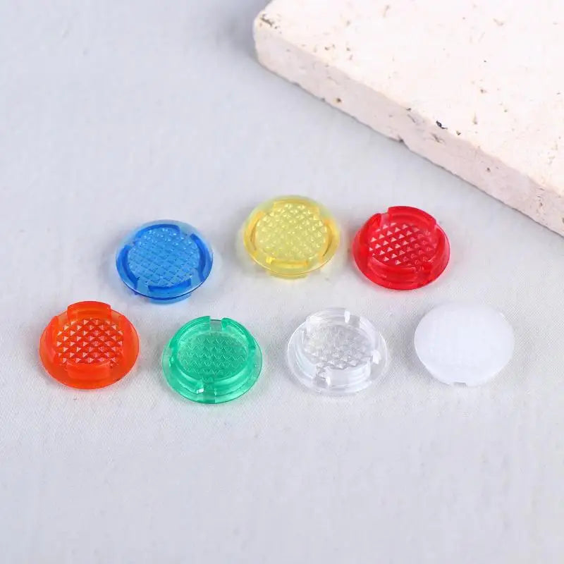 10Pcs LC11-5 LED Light Guide Caps 11mm Lampshades – 7 Colors LED Light Guide Cap Nixie
