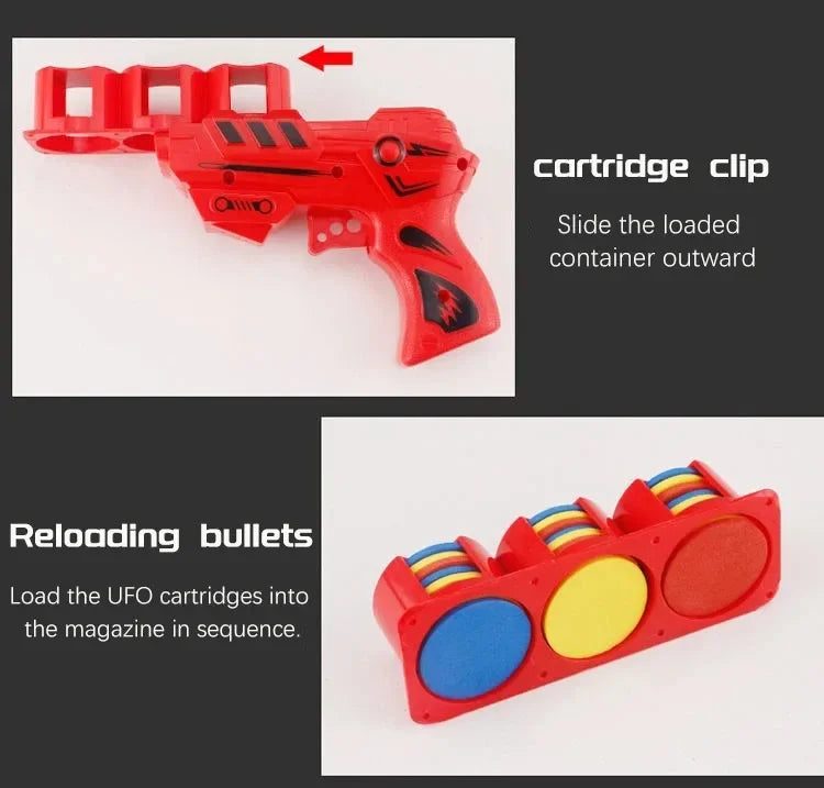 Kids Soft Foam Carrot Catapult Gun Toy | Family Shooting Game Foam Catapult Toy Nixie