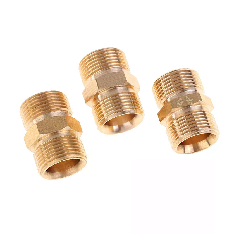 M22 Brass Hose Connector Adapter for Pressure Washers Hose Connector Adapter Nixie