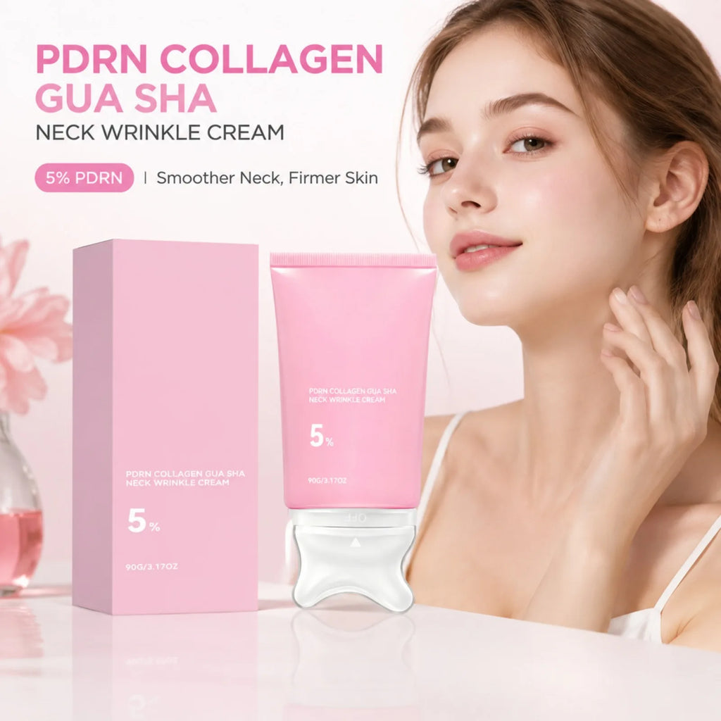 PDRN Collagen Gua Sha Neck Cream – Firming & Hydrating 90g Neck Firming Cream Nixie
