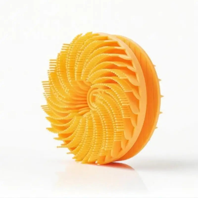Dual-Sided Silicone Body Scrubber & Scalp Massage Bath Brush Bath Scrub Brush Nixie C