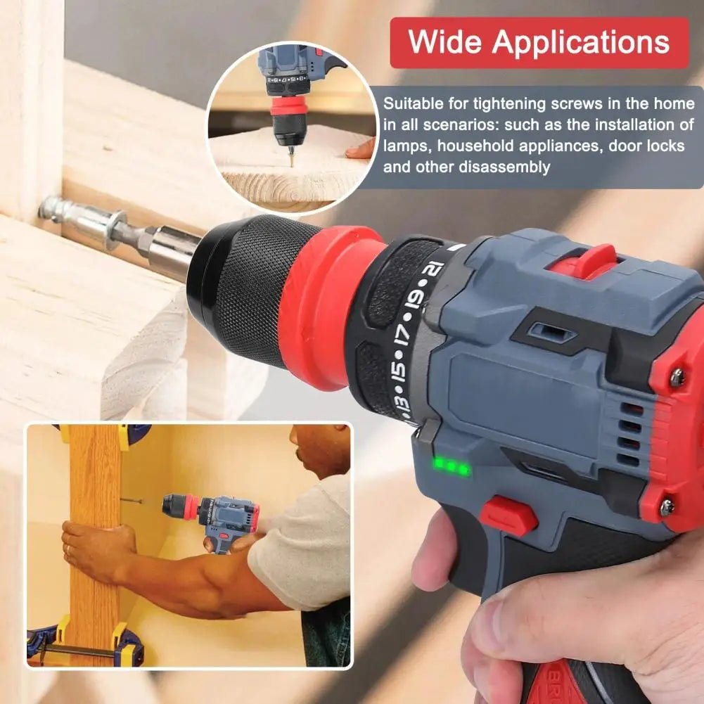 16.8V Cordless Drill Driver – 45Nm Brushless Motor Power Tool Cordless Drill Driver Nixie