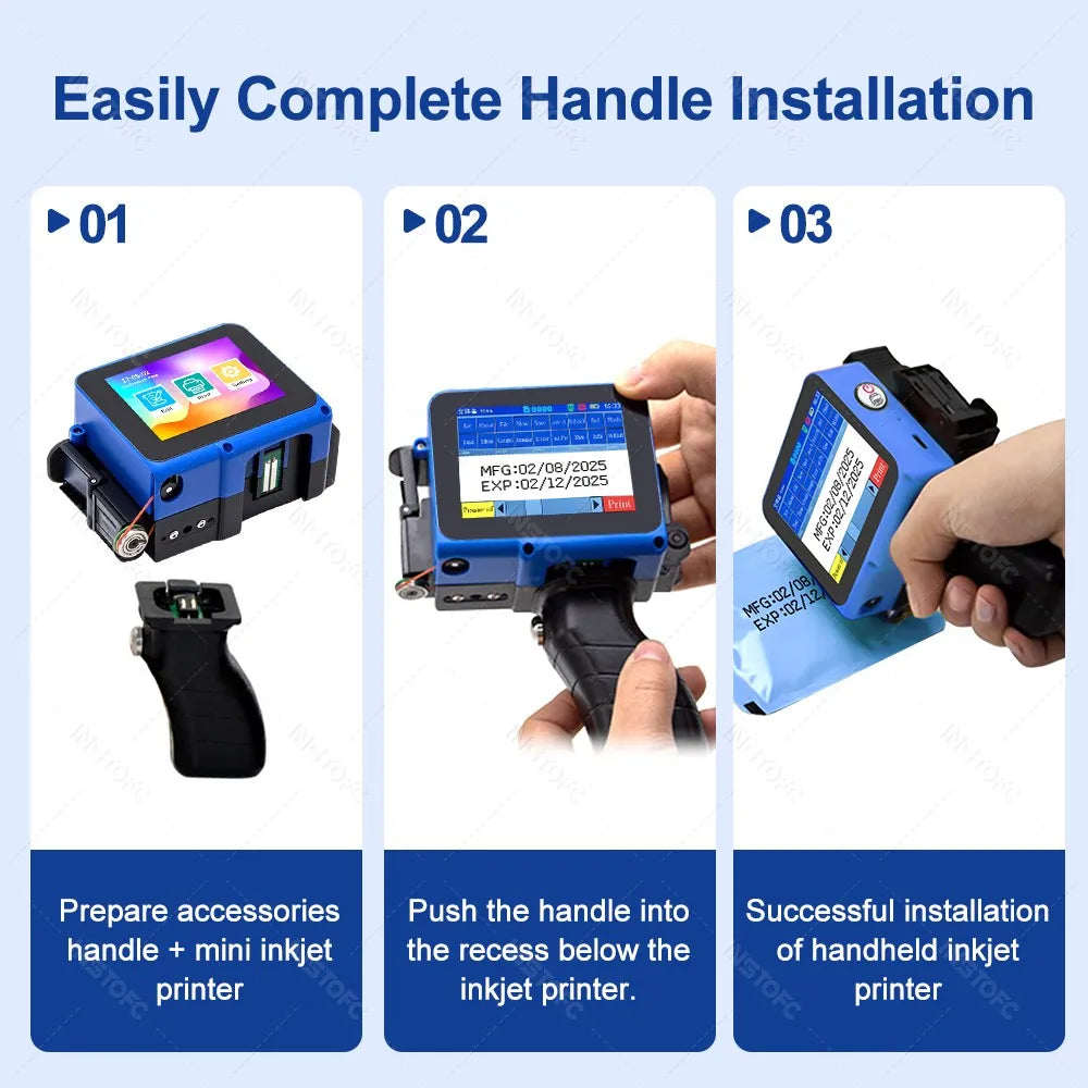 Mini Portable Inkjet Printer 600DPI – Date & Batch Code Machine