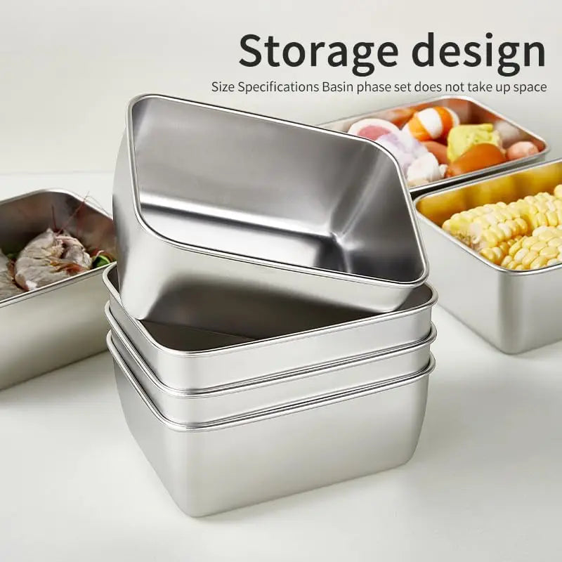 Stainless Steel Airtight Food Storage Container with Lid Food Storage Container Nixie