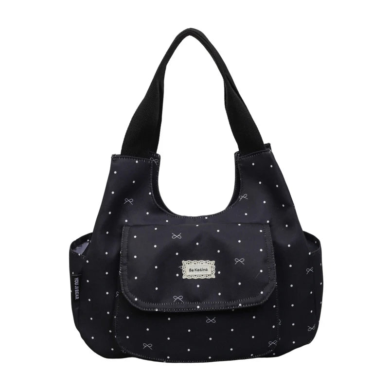 Korean Polka Dot Crossbody Tote Bag – Lightweight Women's Bag Crossbody Tote Bag Nixie